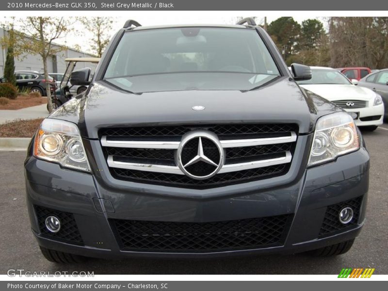 Steel Grey Metallic / Black 2010 Mercedes-Benz GLK 350