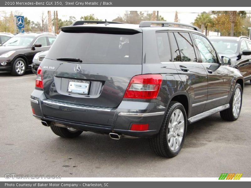 Steel Grey Metallic / Black 2010 Mercedes-Benz GLK 350