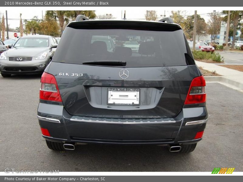 Steel Grey Metallic / Black 2010 Mercedes-Benz GLK 350