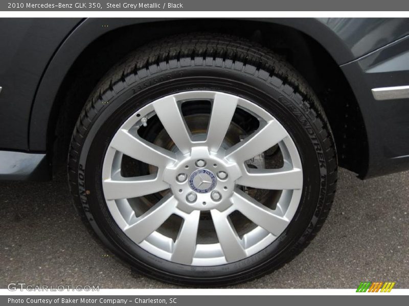 Steel Grey Metallic / Black 2010 Mercedes-Benz GLK 350