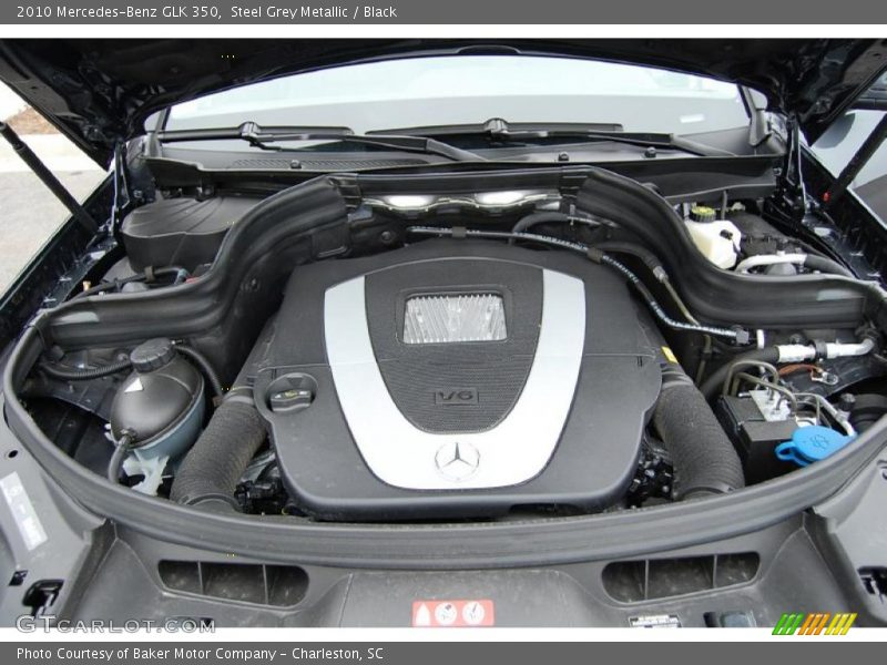 Steel Grey Metallic / Black 2010 Mercedes-Benz GLK 350