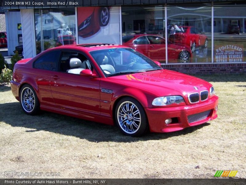 Imola Red / Black 2004 BMW M3 Coupe