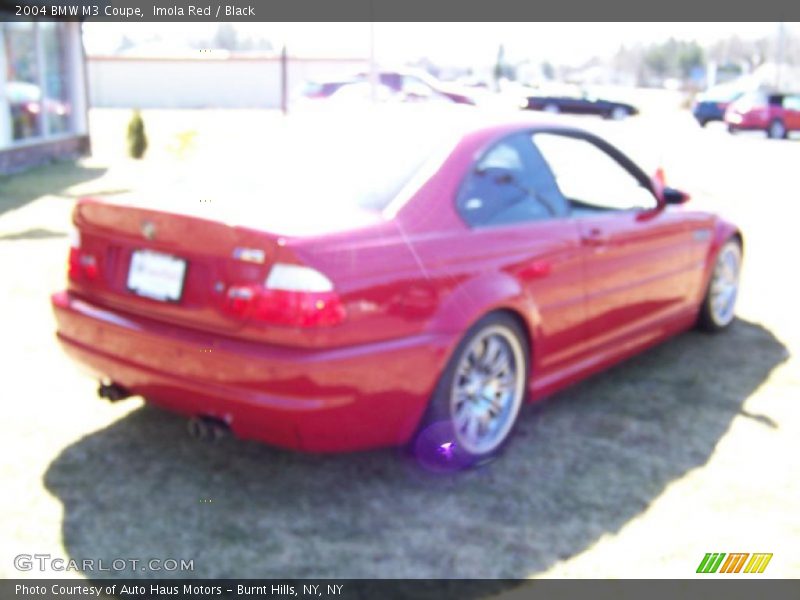 Imola Red / Black 2004 BMW M3 Coupe