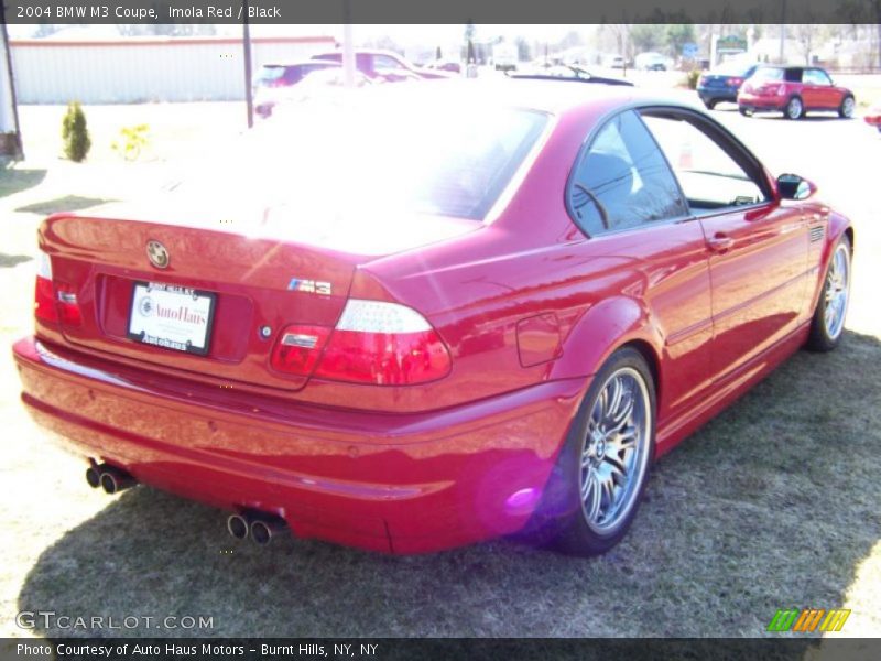 Imola Red / Black 2004 BMW M3 Coupe