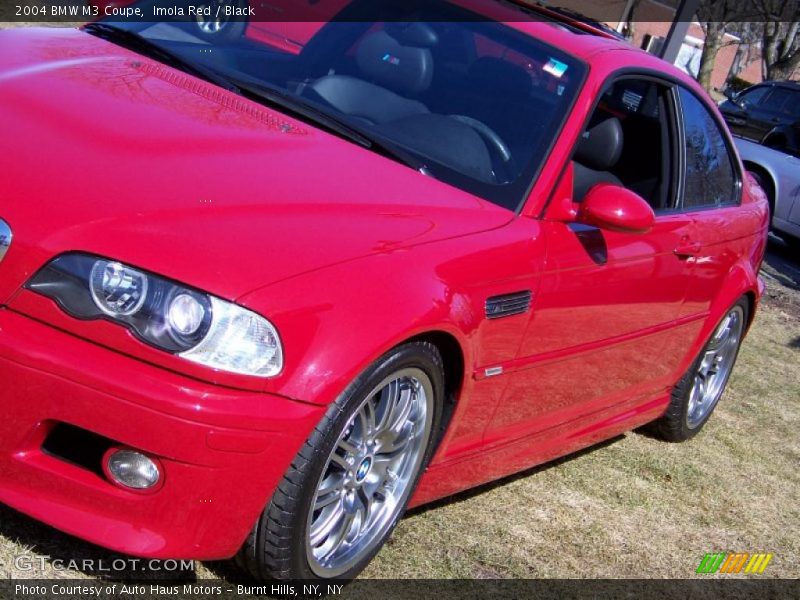Imola Red / Black 2004 BMW M3 Coupe