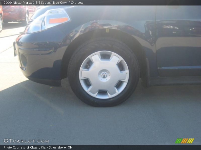 Blue Onyx / Charcoal 2009 Nissan Versa 1.8 S Sedan