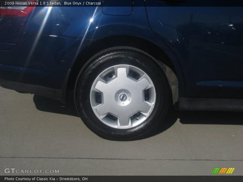 Blue Onyx / Charcoal 2009 Nissan Versa 1.8 S Sedan