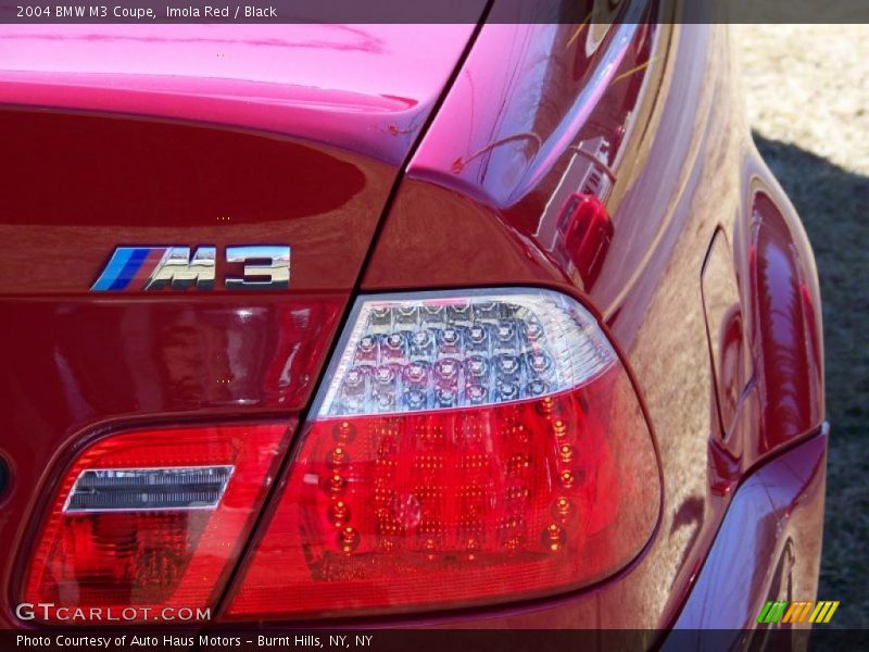 Imola Red / Black 2004 BMW M3 Coupe