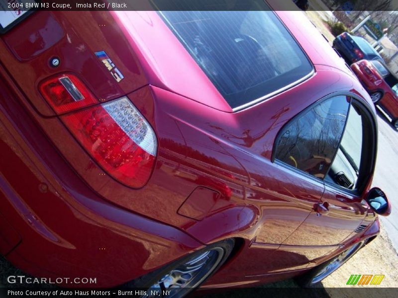 Imola Red / Black 2004 BMW M3 Coupe
