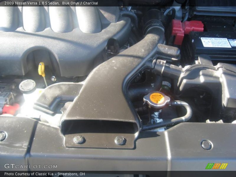 Blue Onyx / Charcoal 2009 Nissan Versa 1.8 S Sedan