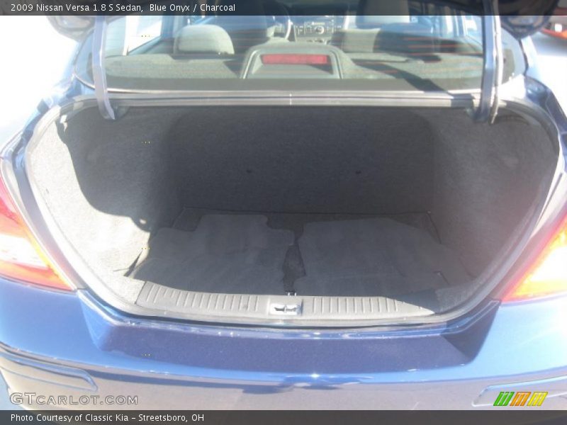 Blue Onyx / Charcoal 2009 Nissan Versa 1.8 S Sedan