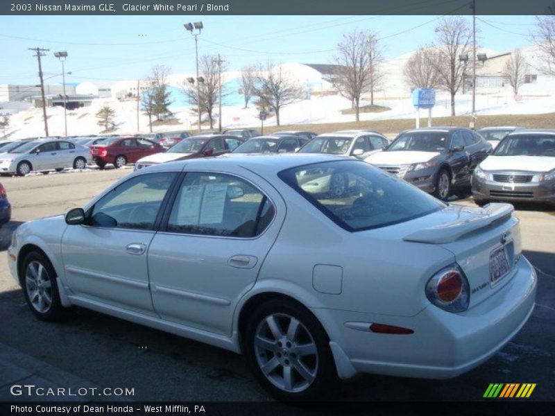 Glacier White Pearl / Blond 2003 Nissan Maxima GLE