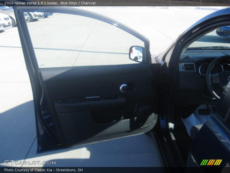 Blue Onyx / Charcoal 2009 Nissan Versa 1.8 S Sedan