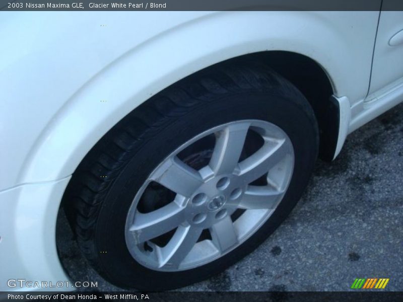 Glacier White Pearl / Blond 2003 Nissan Maxima GLE