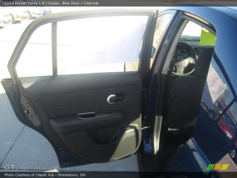 Blue Onyx / Charcoal 2009 Nissan Versa 1.8 S Sedan