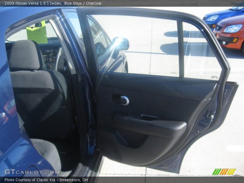 Blue Onyx / Charcoal 2009 Nissan Versa 1.8 S Sedan