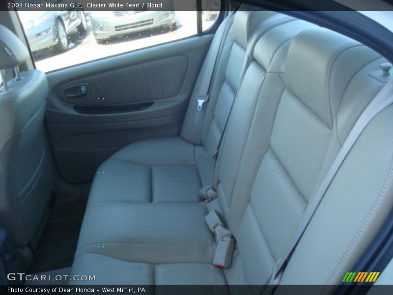 Glacier White Pearl / Blond 2003 Nissan Maxima GLE