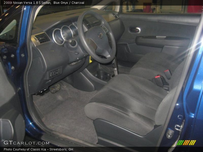 Blue Onyx / Charcoal 2009 Nissan Versa 1.8 S Sedan
