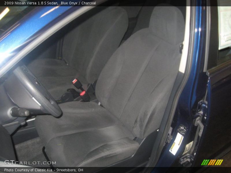 Blue Onyx / Charcoal 2009 Nissan Versa 1.8 S Sedan