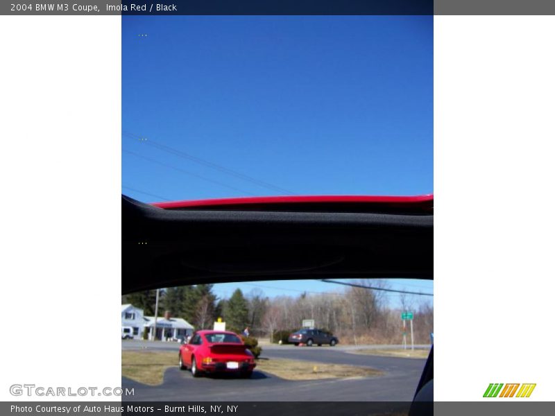 Imola Red / Black 2004 BMW M3 Coupe
