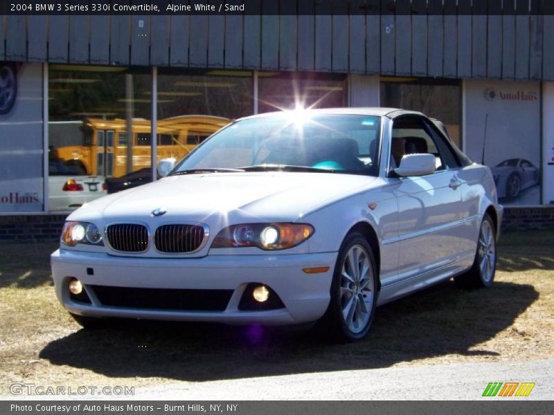 Alpine White / Sand 2004 BMW 3 Series 330i Convertible