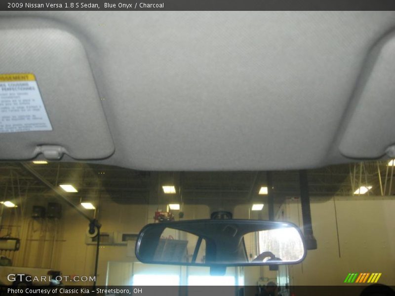 Blue Onyx / Charcoal 2009 Nissan Versa 1.8 S Sedan