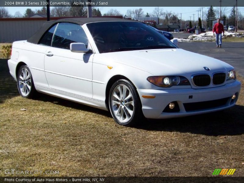 Alpine White / Sand 2004 BMW 3 Series 330i Convertible