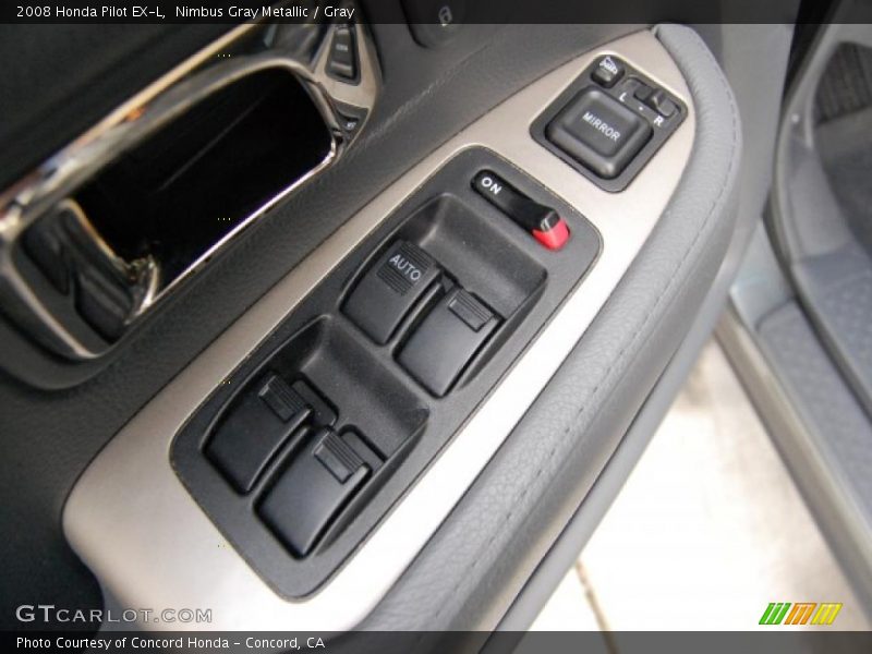 Nimbus Gray Metallic / Gray 2008 Honda Pilot EX-L