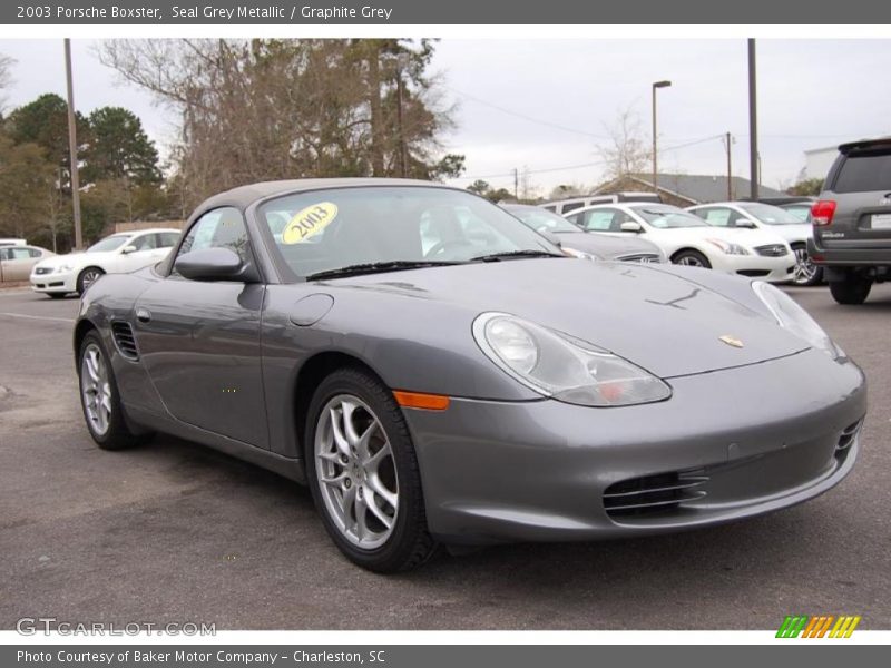 Seal Grey Metallic / Graphite Grey 2003 Porsche Boxster