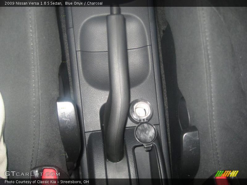 Blue Onyx / Charcoal 2009 Nissan Versa 1.8 S Sedan