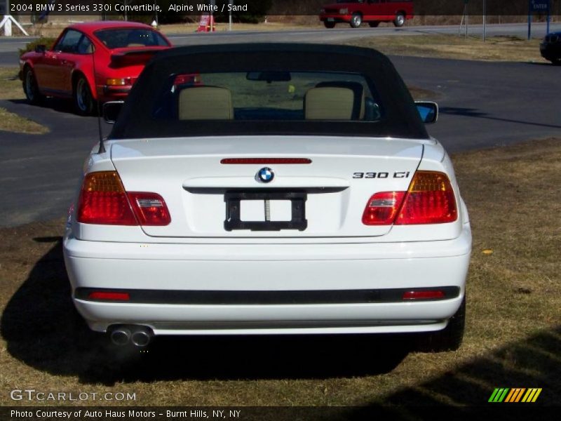 Alpine White / Sand 2004 BMW 3 Series 330i Convertible