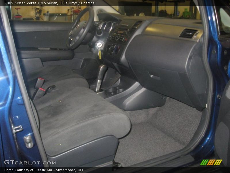 Blue Onyx / Charcoal 2009 Nissan Versa 1.8 S Sedan