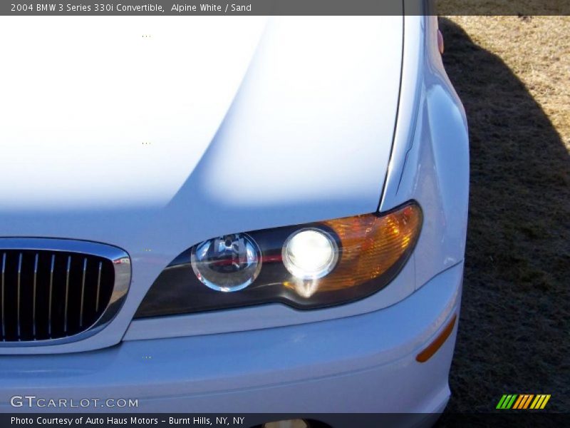 Alpine White / Sand 2004 BMW 3 Series 330i Convertible