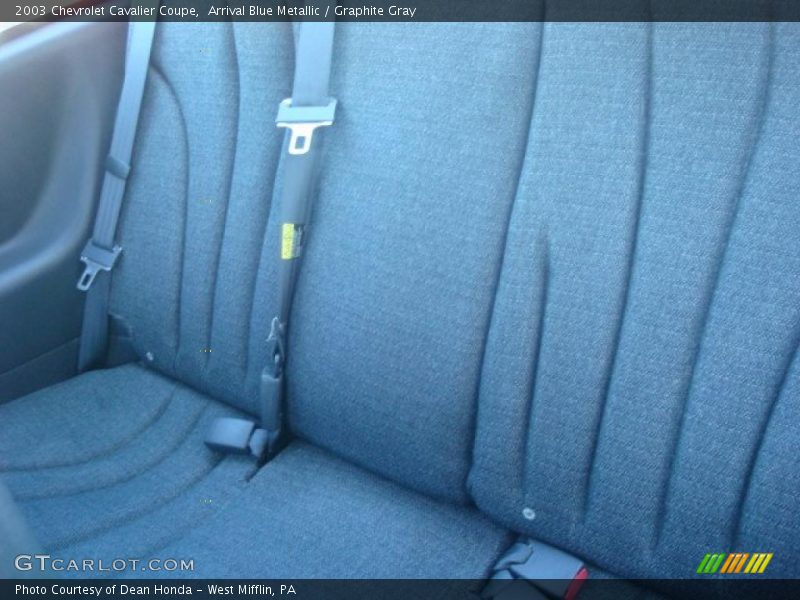 Arrival Blue Metallic / Graphite Gray 2003 Chevrolet Cavalier Coupe