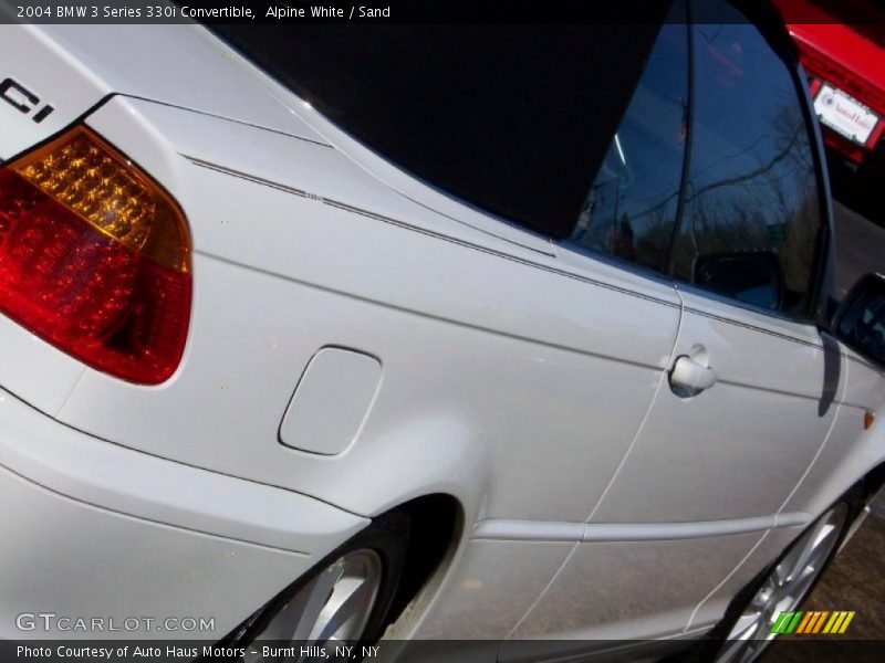 Alpine White / Sand 2004 BMW 3 Series 330i Convertible