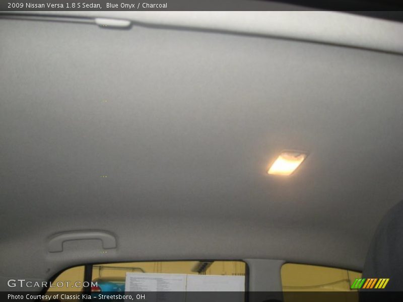 Blue Onyx / Charcoal 2009 Nissan Versa 1.8 S Sedan