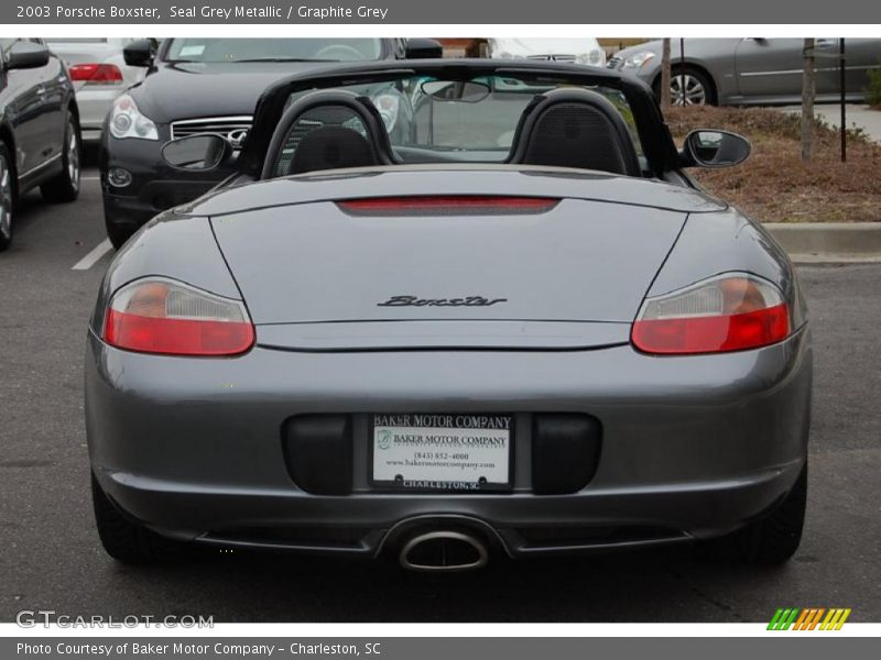 Seal Grey Metallic / Graphite Grey 2003 Porsche Boxster