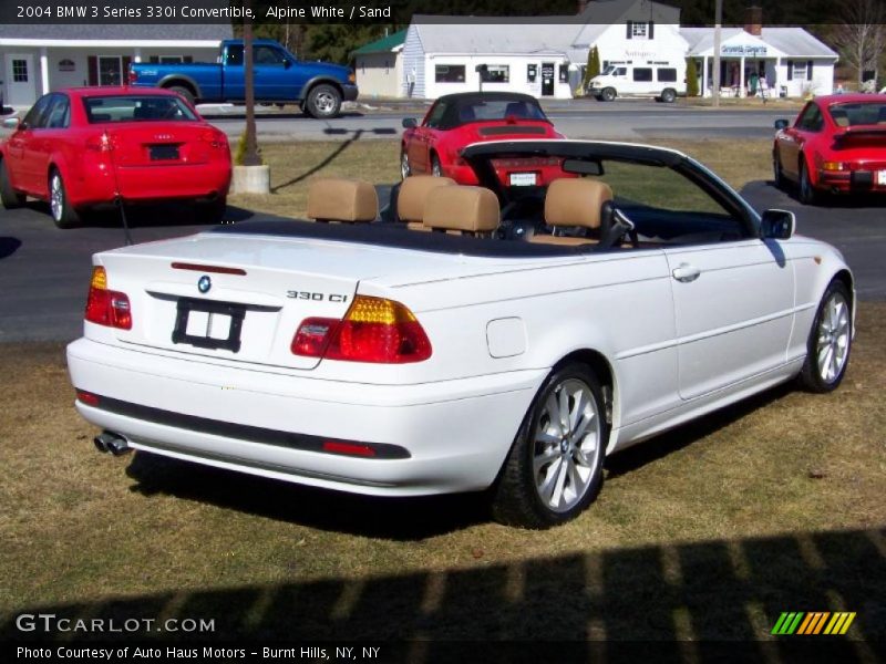 Alpine White / Sand 2004 BMW 3 Series 330i Convertible