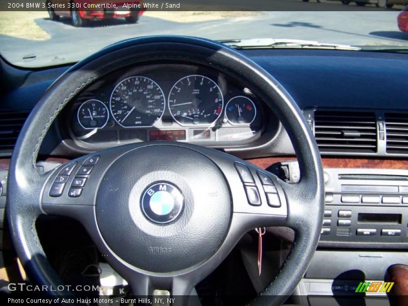 Alpine White / Sand 2004 BMW 3 Series 330i Convertible