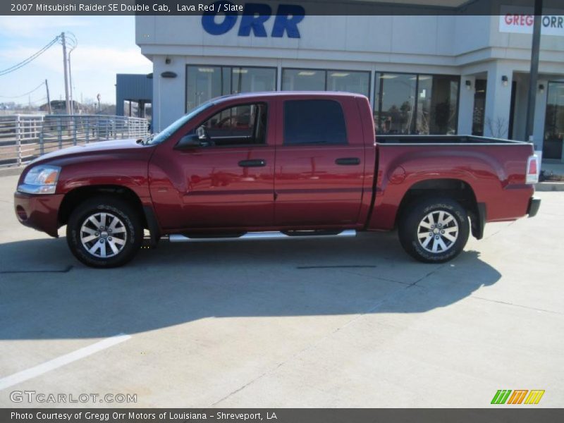 Lava Red / Slate 2007 Mitsubishi Raider SE Double Cab