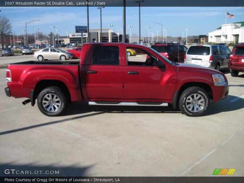 Lava Red / Slate 2007 Mitsubishi Raider SE Double Cab