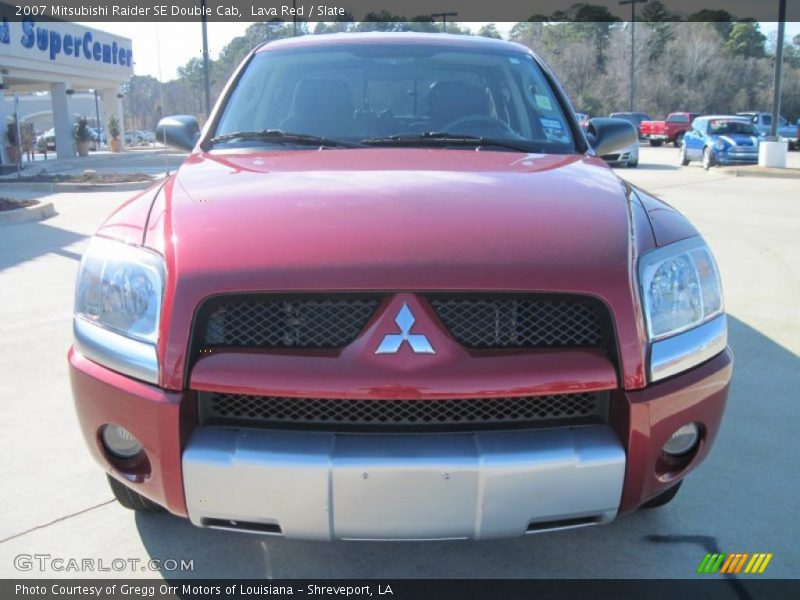 Lava Red / Slate 2007 Mitsubishi Raider SE Double Cab