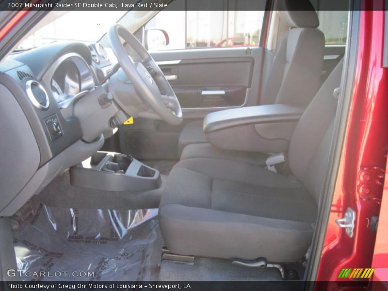 Lava Red / Slate 2007 Mitsubishi Raider SE Double Cab