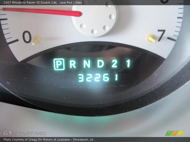 Lava Red / Slate 2007 Mitsubishi Raider SE Double Cab