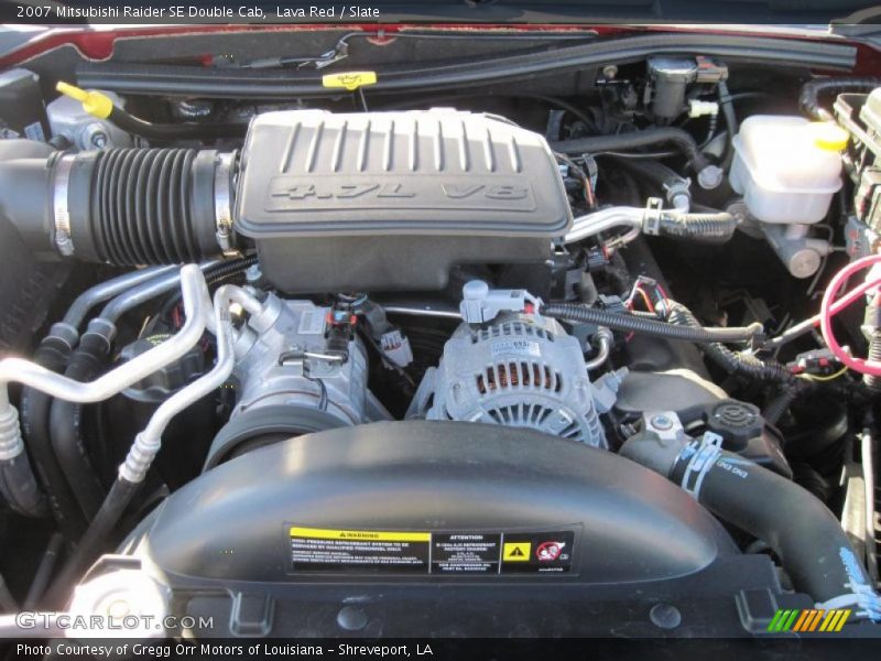 Lava Red / Slate 2007 Mitsubishi Raider SE Double Cab