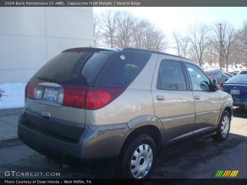 Cappuccino Frost Metallic / Neutral Beige 2004 Buick Rendezvous CX AWD