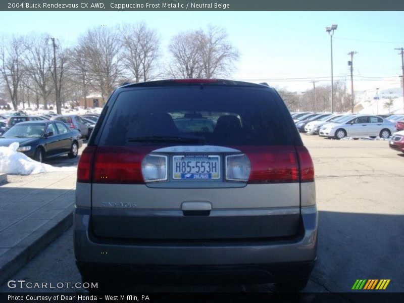 Cappuccino Frost Metallic / Neutral Beige 2004 Buick Rendezvous CX AWD