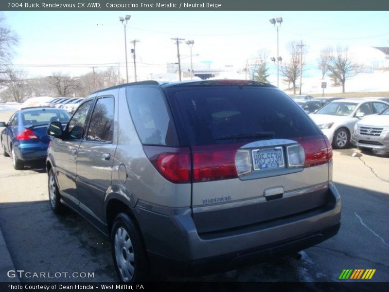 Cappuccino Frost Metallic / Neutral Beige 2004 Buick Rendezvous CX AWD