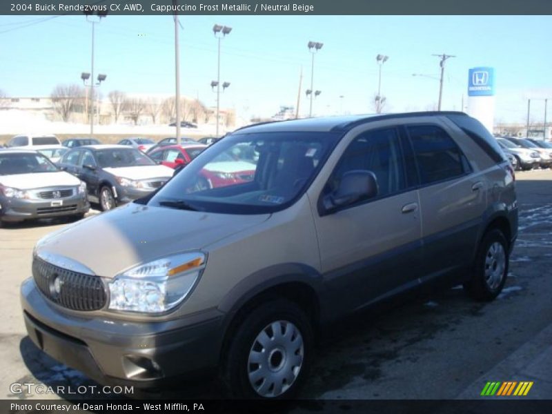 Cappuccino Frost Metallic / Neutral Beige 2004 Buick Rendezvous CX AWD