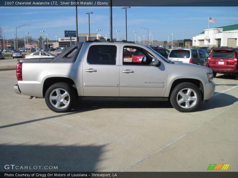 Silver Birch Metallic / Ebony 2007 Chevrolet Avalanche LTZ